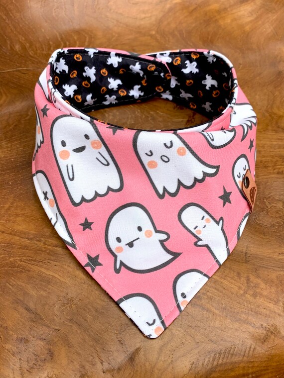 Süße Halloween-Halstücher Für Hunde - Rosa, Perfekt Für Kostüme & Spaziergänge
