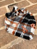 Flannel dog bandana dog gift Fall scarf dog  thanksgiving dog bandana fall dog scarf dog fringed bandana plaid dog  Halloween bandana frayed 