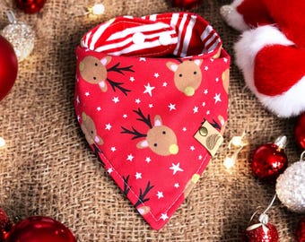 クリスマス 犬用バンダナ ホリデー 犬用バンダナ モノグラム 犬用