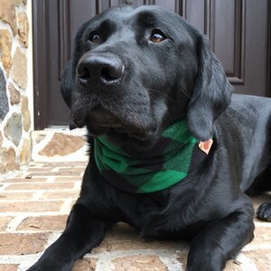 Dog scarf dog scarves fall dog bandana plaid scarf plaid dog | Etsy