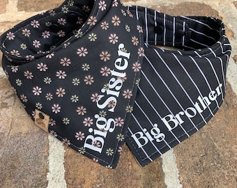 Big Brother bandana big sister Dog bandana pregnancy announcement new baby dog bandana  save the date dog bandana new puppy bandana