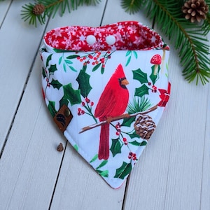 Christmas Dog bandana holiday dog bandana cardinal dog bandana christmas dog gift bandana holiday dog dog scarf christmas scarf reindeer