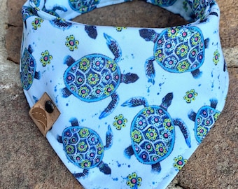 Beach Dog bandana tropical banana pet gift sea turtle summer dog bandana tropical dog scarf ocean dog scarf summer scarf ocean turtle scarf