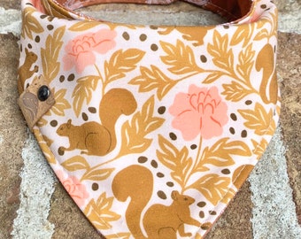 Dog bandana squirrel bandana dog gift squirrel patrol dog bandana new dog bandana fall dog gift acorn dog summer dog scarf