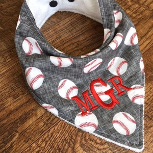 BANDANA BIB - BASEBALL BANDANA BIB - BASEBALL