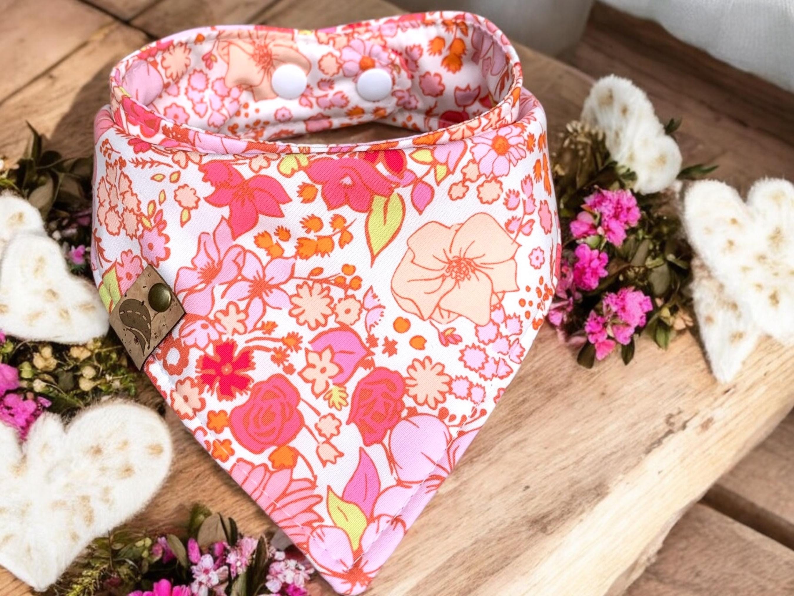 花柄犬用バンダナ：リバーシブルコットン春ペットスカーフ - Etsy 日本