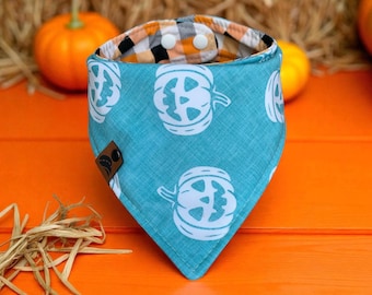 Halloween hond bandana halloween sjaal halloween hond cadeau herfst sjaal kat bandana hond kostuum pompoen hond bandana jack-o-lantern herfst bandana
