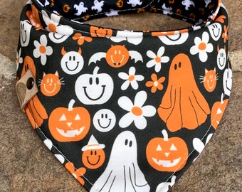 Bandana Halloween chien écharpe halloween chien halloween cadeau chien squelette bandana chien costume citrouille bandana chien bandana tête de mort bandana sorcière