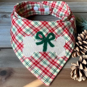 Christmas Dog bandana  winter dog gift  dog bandana Christmas  dog scarf puppy gift snowflake dog bandana Fall dog scarf fall scarf