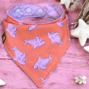 Shark Dog bandana pool party dog gift monogrammed dog bandana shark dog bandana shark dog bandana shark dog scarf dog gift pet bandana