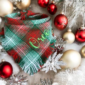 Christmas Bandana Etsy