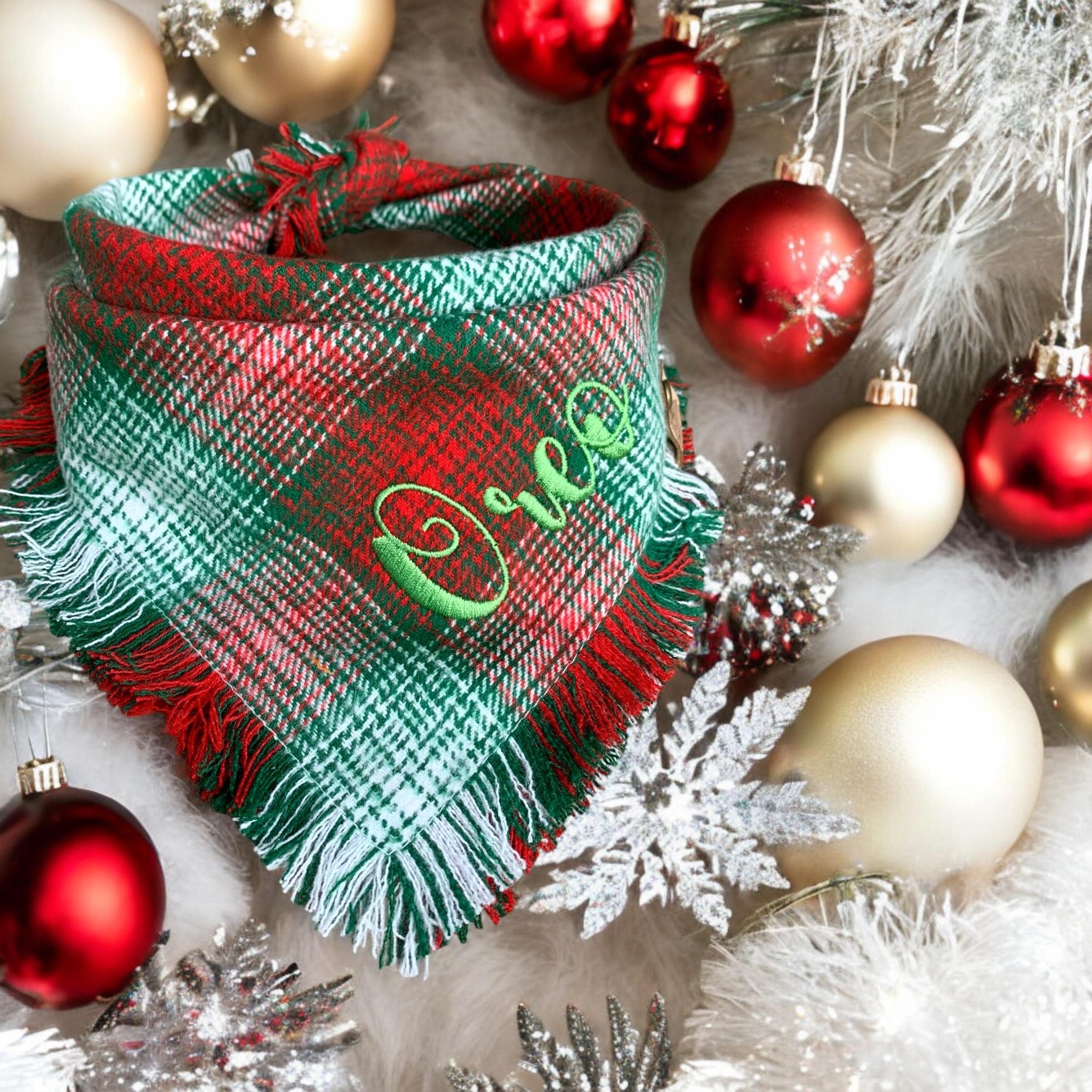 Christmas Bandana Etsy