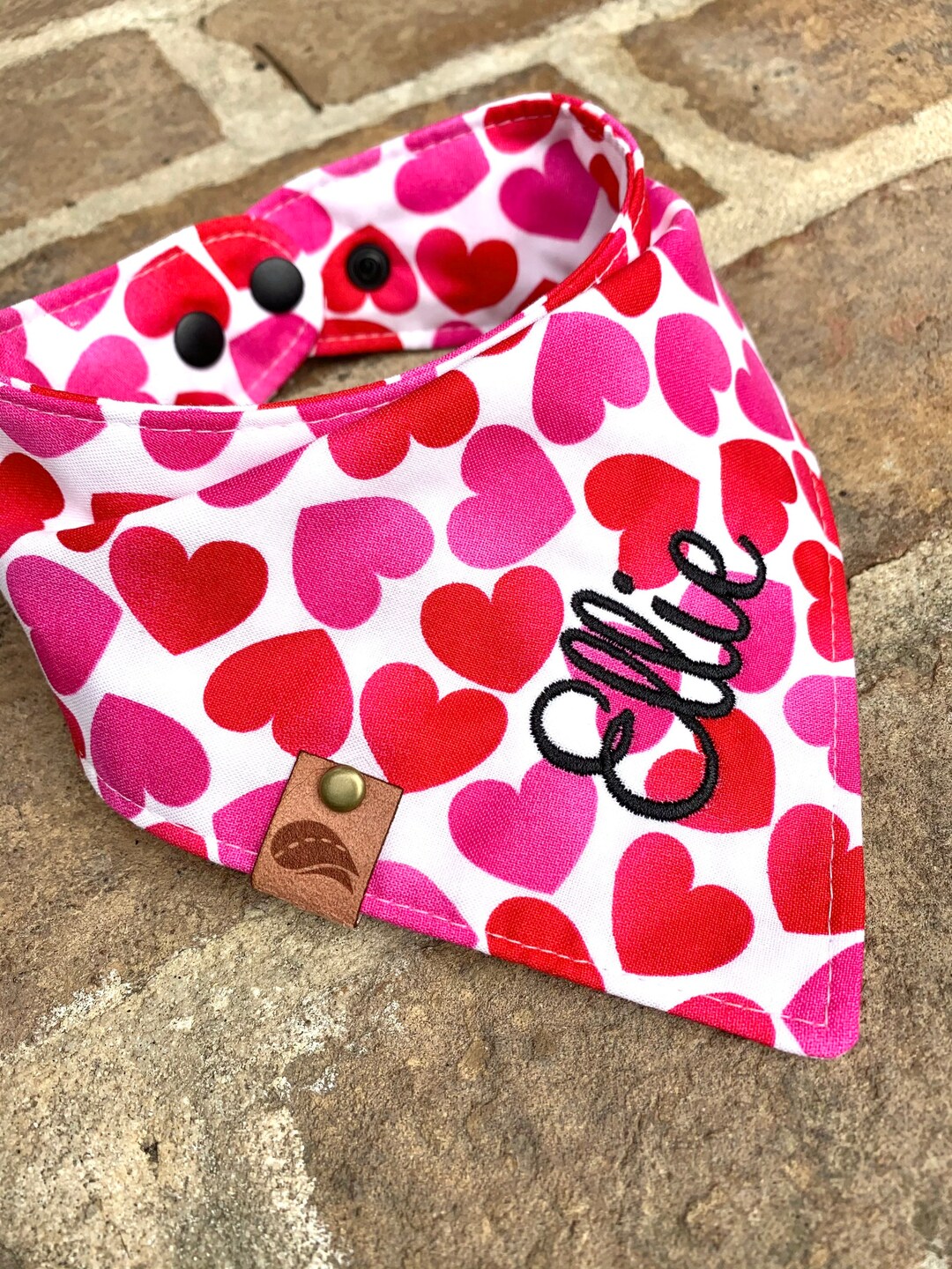 Valentine Dog Bandana Valentine Dog Gift Heart Dog Bandana Valentine Dog Scarf Bandana Heart Dog
