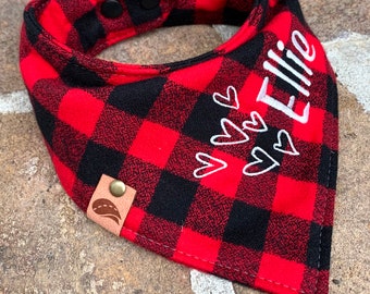 Valentine Dog bandana valentine dog gift heart dog bandana valentine dog scarf bandana heart dog scarf valentine dog gift dog scarf