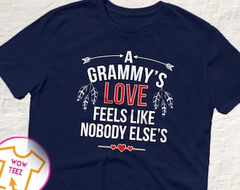 Grammy Shirt Mother's Day Grammy A Grammy's Love Customized Grammy Shirt Grammy Gift Grammy TShirt Cute Gift for Grammy Mother's Day