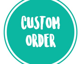 Custom Cupcake Topper Order