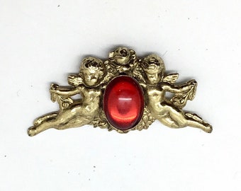 Vintage Cupid Brooch