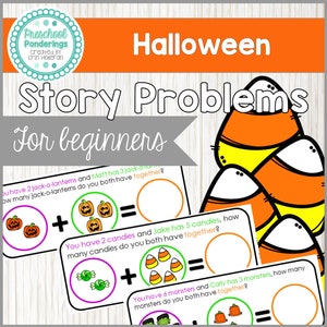 Story Problems for Beginners - Halloween Pack