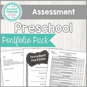 Preschool Assessment Portfolio Pack image 1