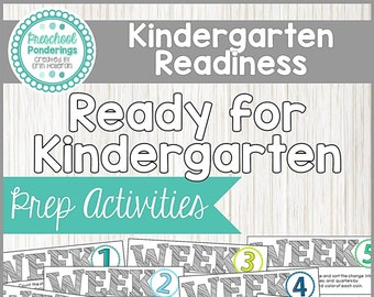 Get Ready for Kindergarten - Summer Review Activities for Families