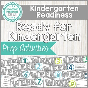 Get Ready for Kindergarten Summer Review Activities for Families image 1