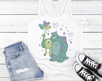 MONSTERS INC. TANK, Mike & Sulley Tank, Disneyland Tank, Disney World Tank, Girls - Women's