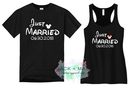 disney bride and groom shirts