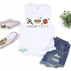 DISNEY Inspired HAKUNA MATATA Tank, Women’s Muscle Tank, Animal Kingdom Tank