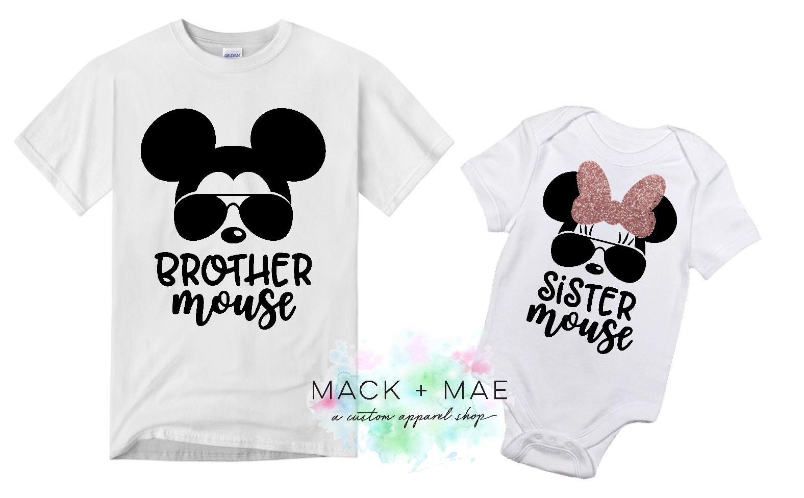 Matching Sibling Disney Family Shirts 