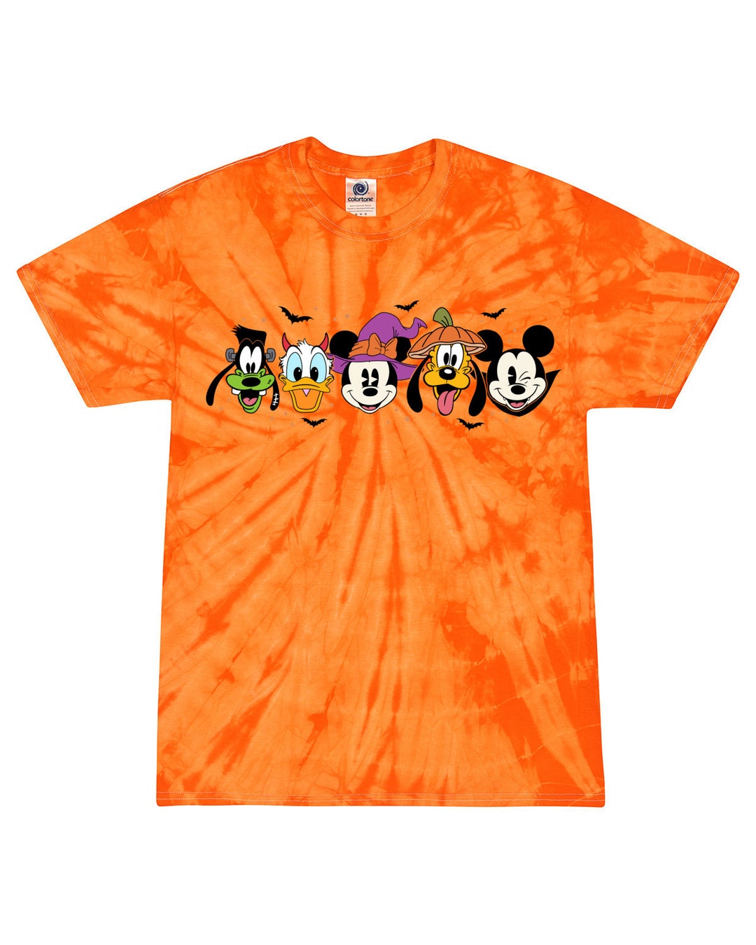 HALLOWEEN DISNEY SHIRT, Tie Dye Halloween Orange Tie Dye T Shirt ...
