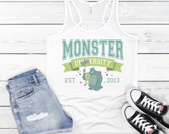 MONSTERS UNIVERSITY TANK, Mike & Sulley Tank, Disneyland Tank, Disney World Tank, Girls - Women's