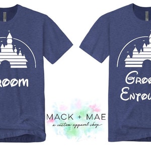 Disney Groom Shirts, Castle Groom Tee, Groomsmen, Disney Wedding, Bridal Party, Disney Bachelor Party image 1