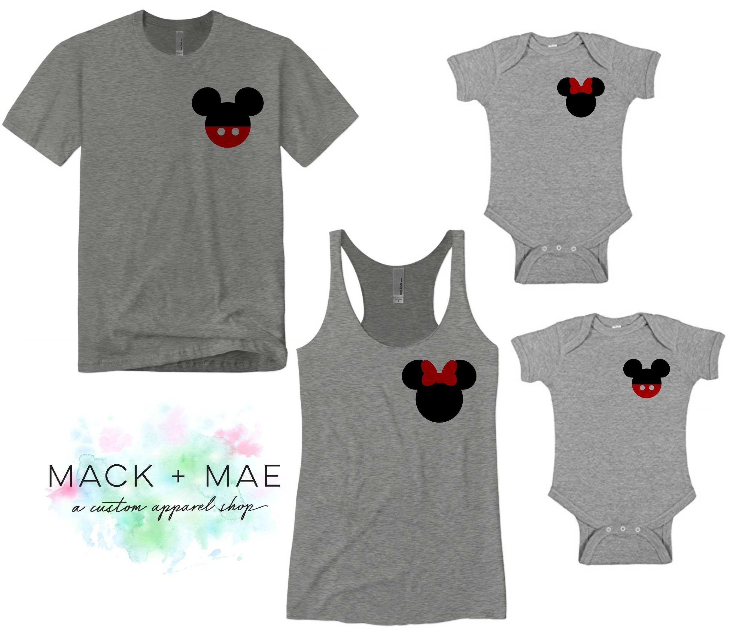 Disney Family Shirts 2024 Minnie Minnie Me Matching T-shirt Set - Main Image