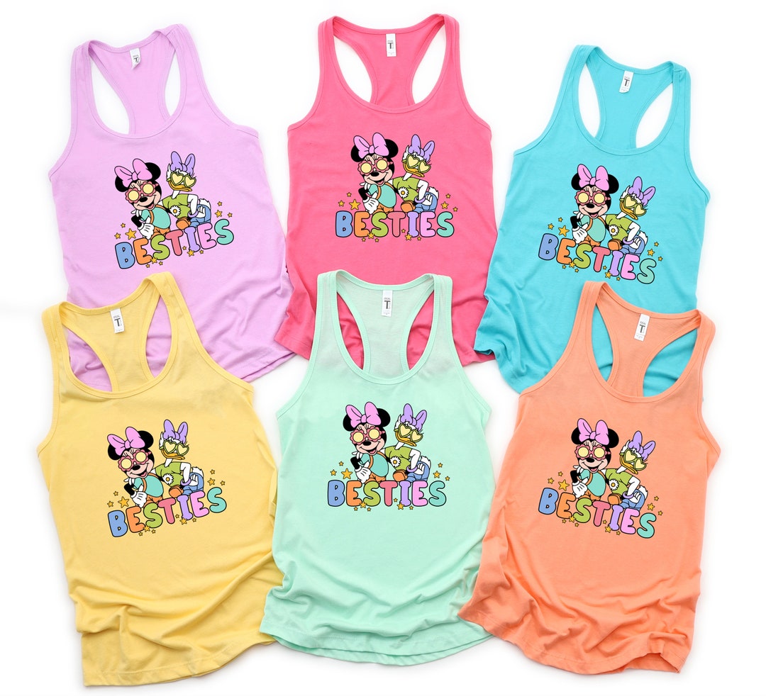 BESTIES MINNIE & DAISY Tank, Women's Disney Tank Top, Disneyland Tank