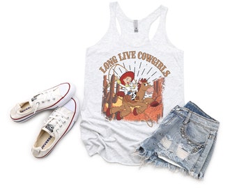 TOY STORY INSPIRED Jessie Tank, Cowgirl Jessie Disney Tank Top, Disneyland Disney World Tank, Summer Time Disney Shirt