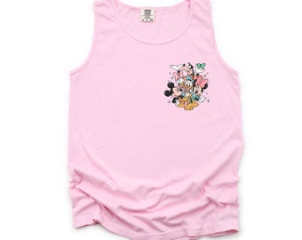 DISNEY INSPIRED Mickey & Friends Unisex TANK, Disney Inspired Tank,  Pastel Minnie Tank Top