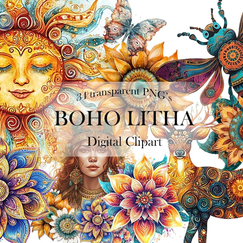 Summer Solstice Clipart - Etsy