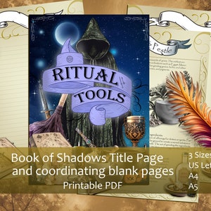 Book of Shadows Pages: Ritual Tools & Magical Insights - Instant Download, 3 Sizes!&quot;
