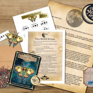 Letters from the Hearth | Monthly Witchcraft Mail Club| Oracle Card, Book of Shadows Pages & Magical Ephemera