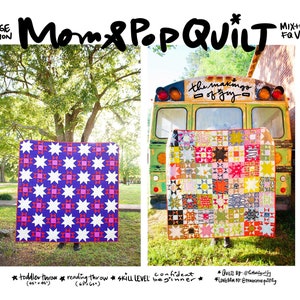Mom and Pop Quilt Pattern - PDF Download TheMakingsOfJoy