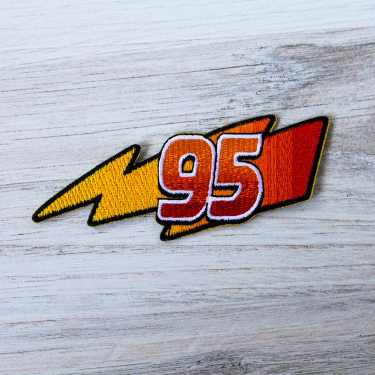 Lightning McQueen Inspired Iron on Patch