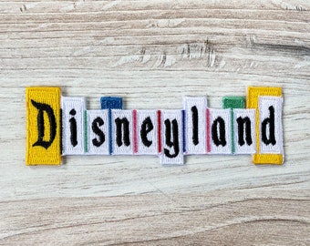 Vintage Disneyland Marquee Sign Inspired Iron on Patch
