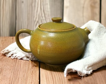 Tea Dust Green Handmade Chinese Teapot 茶叶末釉手工陶壶