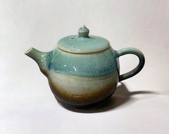♢茶道具 中国？梨地 茶壺 タタラ作り 工芸品 アンティーク 骨董