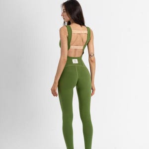 Organic cotton jumpsuit/ Women&#39;s organic cotton tracksuit/ Yoga jumpsuit/ Cotton yoga tracksuit/ Organic cotton jumpsuit for yoga and sport