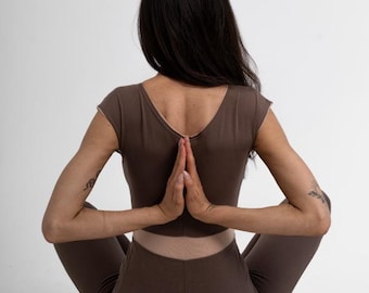 Cotton yoga catsuit, womens overall, bodysuit women, yoga clothes, dancesuit, dance bodysuit, yoga, black catsuit, Cotton yoga jumpsuit