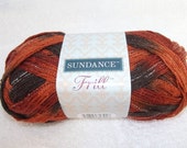 Sundance Frill Amber Yarn, Sashay Yarn, Shades of Brown and Russet Sashay Yarn