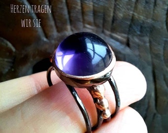 Amethyst Ring. Gr.18,3-18,5