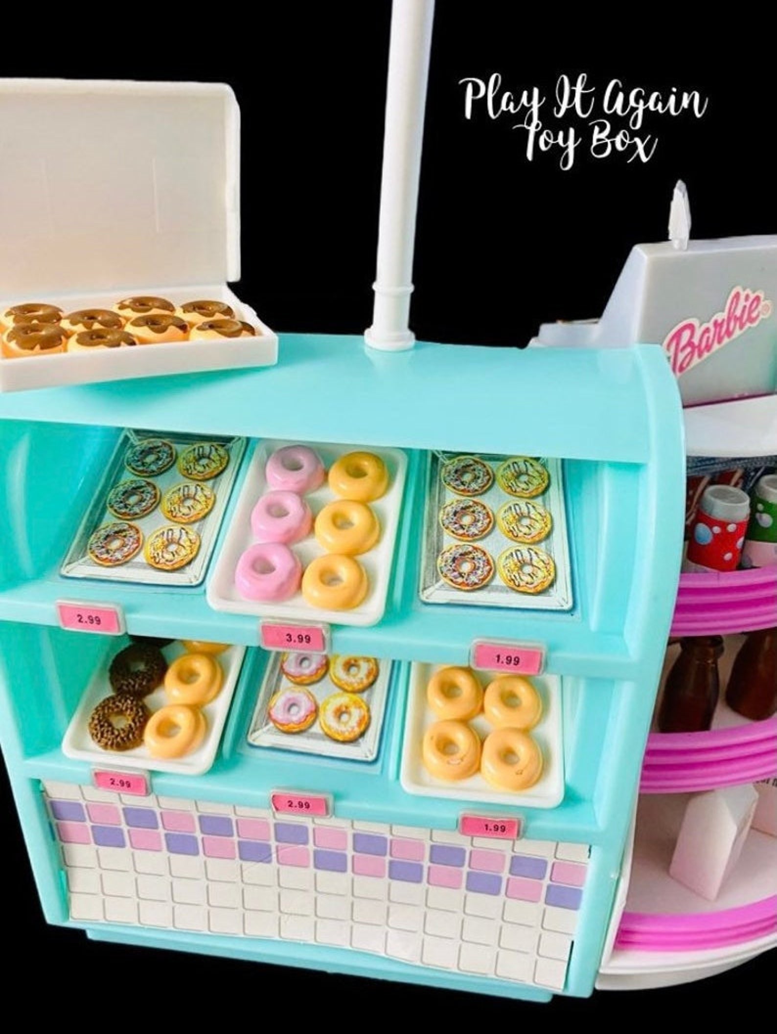 Barbie Donut Shop playset Almost Complete... 30 plus pieces | Etsy