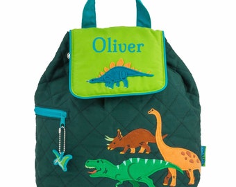 dinosaur personalised backpack